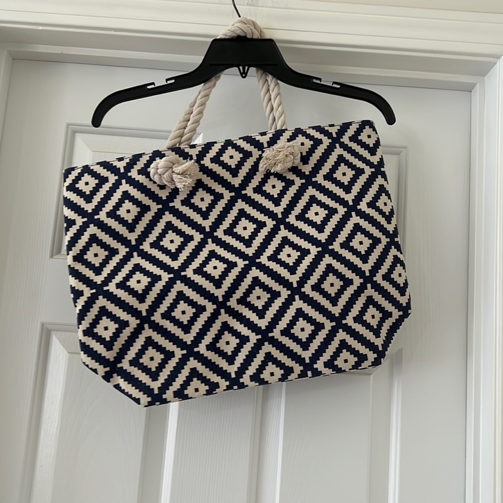 Summer and rose beach tote 💙🤍